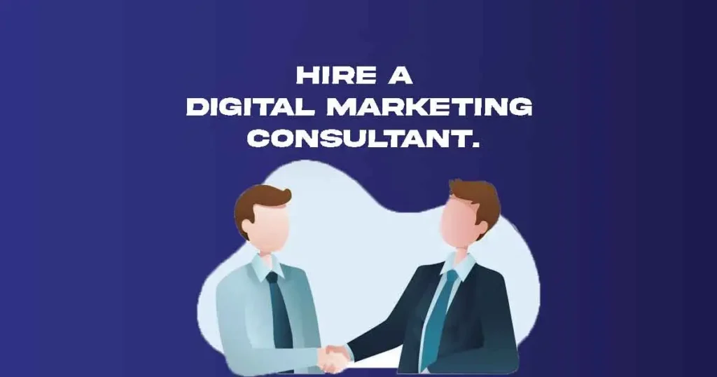 Hire a digital marketing consultant